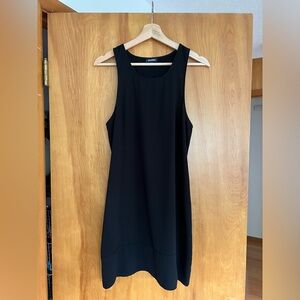 Black Lightweight Racerback Dress by Tildon Size Small